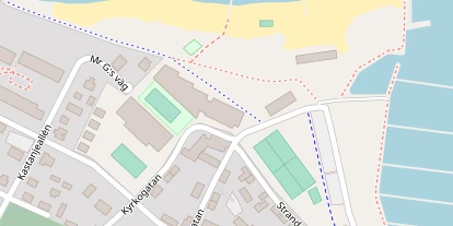 Luxushotel auf Satellitenbild