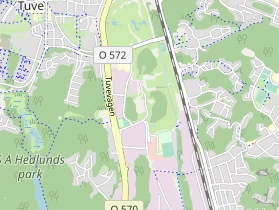 Luxushotel auf Karte