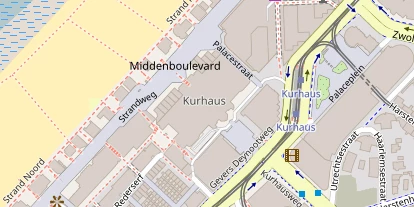 Luxushotel auf Satellitenbild