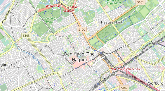 Luxushotel auf Karte