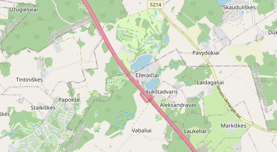 Luxushotel auf Karte