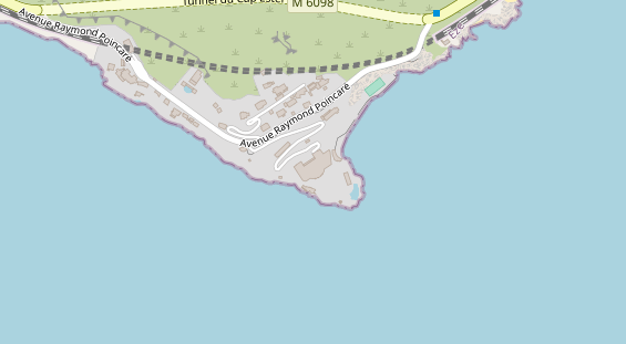 Luxushotel auf Karte