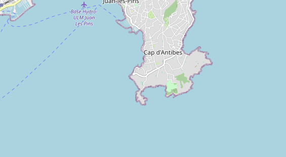 Luxushotel auf Karte