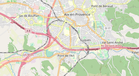 Luxushotel auf Karte