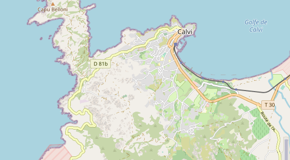 Luxushotel auf Karte