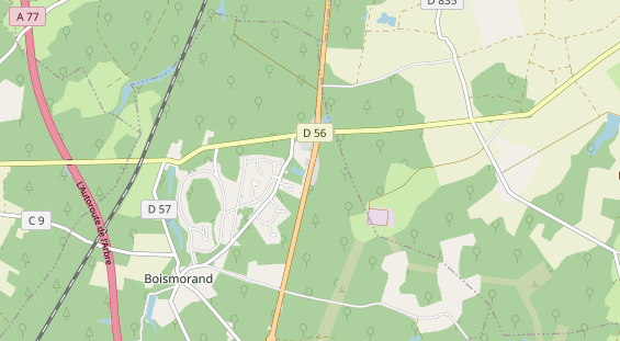 Luxushotel auf Karte