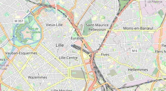 Luxushotel auf Karte