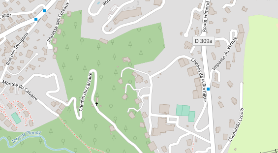 Luxushotel auf Karte