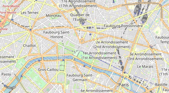 Luxushotel auf Karte