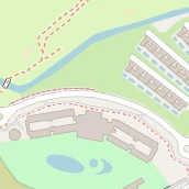 Luxushotel auf Karte