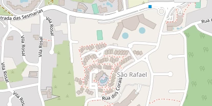 Luxushotel auf Satellitenbild