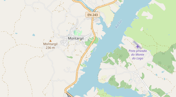 Luxushotel auf Karte