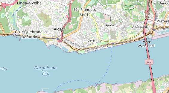 Luxushotel auf Karte