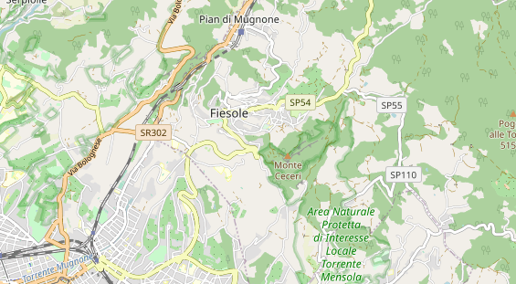 Luxushotel auf Karte