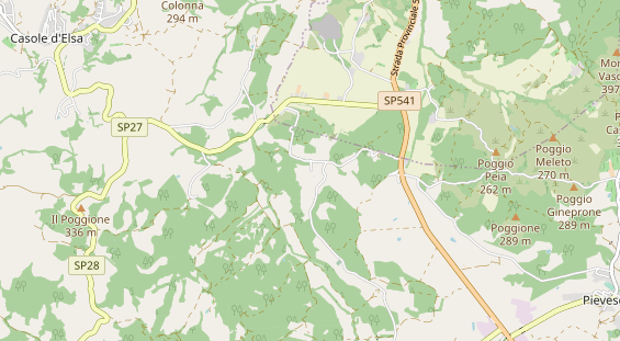 Luxushotel auf Karte