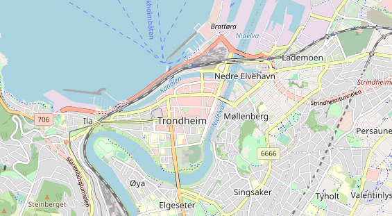 Luxushotel auf Karte