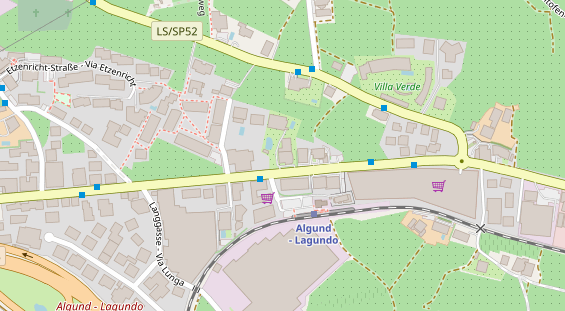 Luxushotel auf Satellitenbild