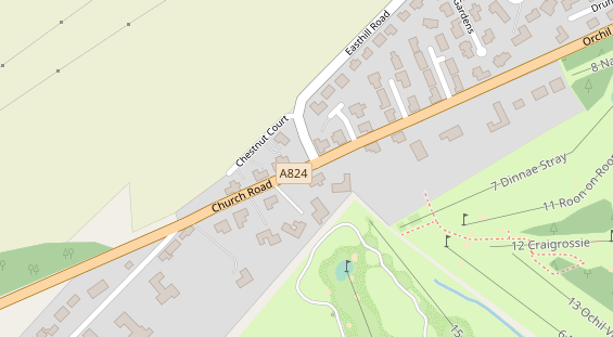 Luxushotel auf Satellitenbild