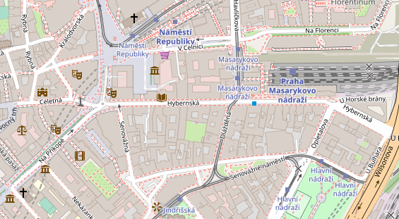 Luxushotel auf Satellitenbild