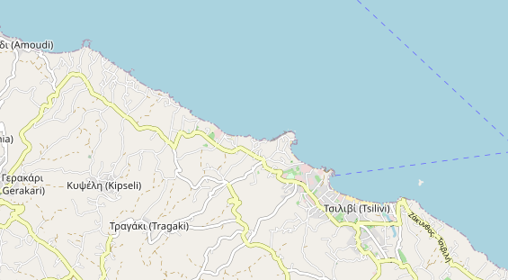 Luxushotel auf Karte