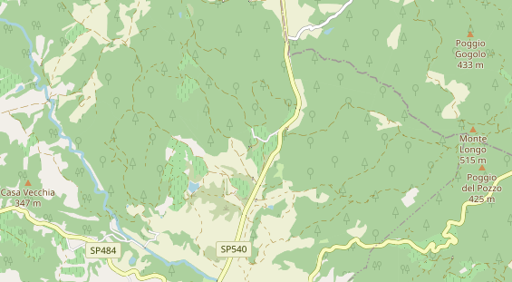 Luxushotel auf Karte