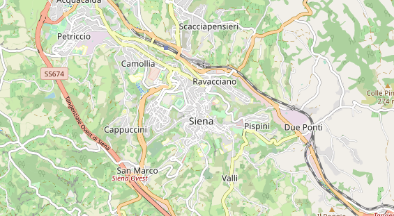 Luxushotel auf Karte