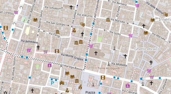 Luxushotel auf Satellitenbild