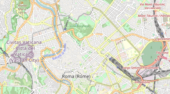 Luxushotel auf Karte