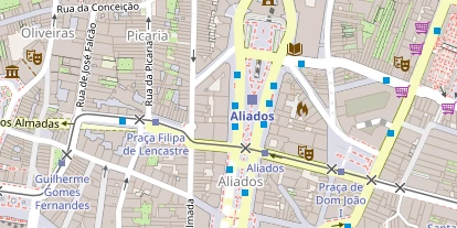 Luxushotel auf Satellitenbild