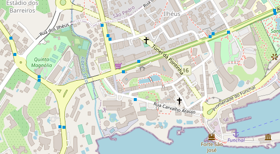 Luxushotel auf Satellitenbild