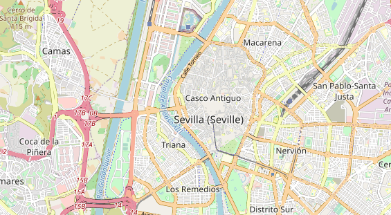 Luxushotel auf Karte