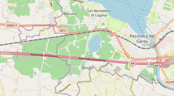 Luxushotel auf Karte