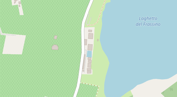 Luxushotel auf Satellitenbild