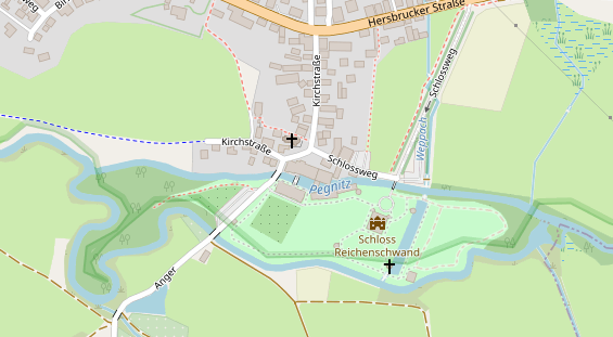 Luxushotel auf Satellitenbild