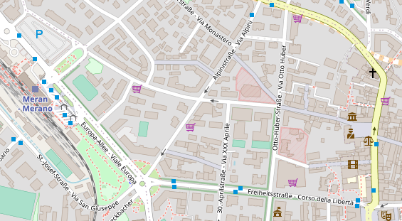 Luxushotel auf Satellitenbild