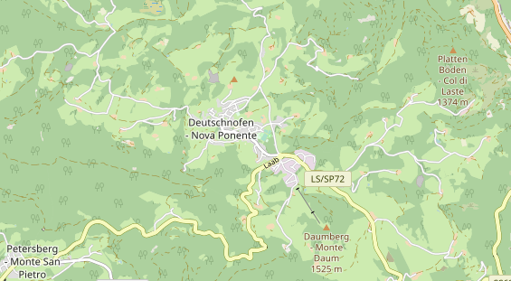 Luxushotel auf Karte