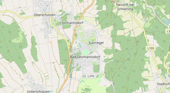 Luxushotel auf Karte