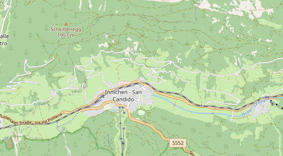 Luxushotel auf Karte