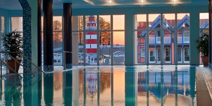 Luxusurlaub - Saunalandschaft: Dampfbad - Groß Schönebeck (Schorfheide) - Innenpool - Precise Resort Hafendorf Rheinsberg