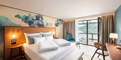 Luxusurlaub - Bettgrößen: Doppelbett - Turrach - Moderne Zimmer & Suiten - Seeglück Hotel Forelle