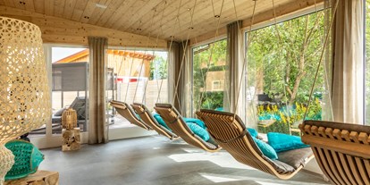 Luxusurlaub - Saunalandschaft: finnische Sauna - Grän - Hanusel Hof Golf & Wellness Hotel