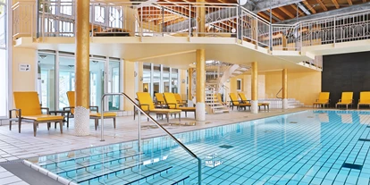 Luxusurlaub - Saunalandschaft: finnische Sauna - Meißenheim - Schwimmbad innen - Wellness- & Nationalpark Hotel Schliffkopf
