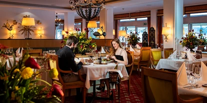 Luxusurlaub - Bettgrößen: Doppelbett - Eppenschlag - Gartenrestaurant - Hotel Sonnenhof Lam im Bayerischen Wald