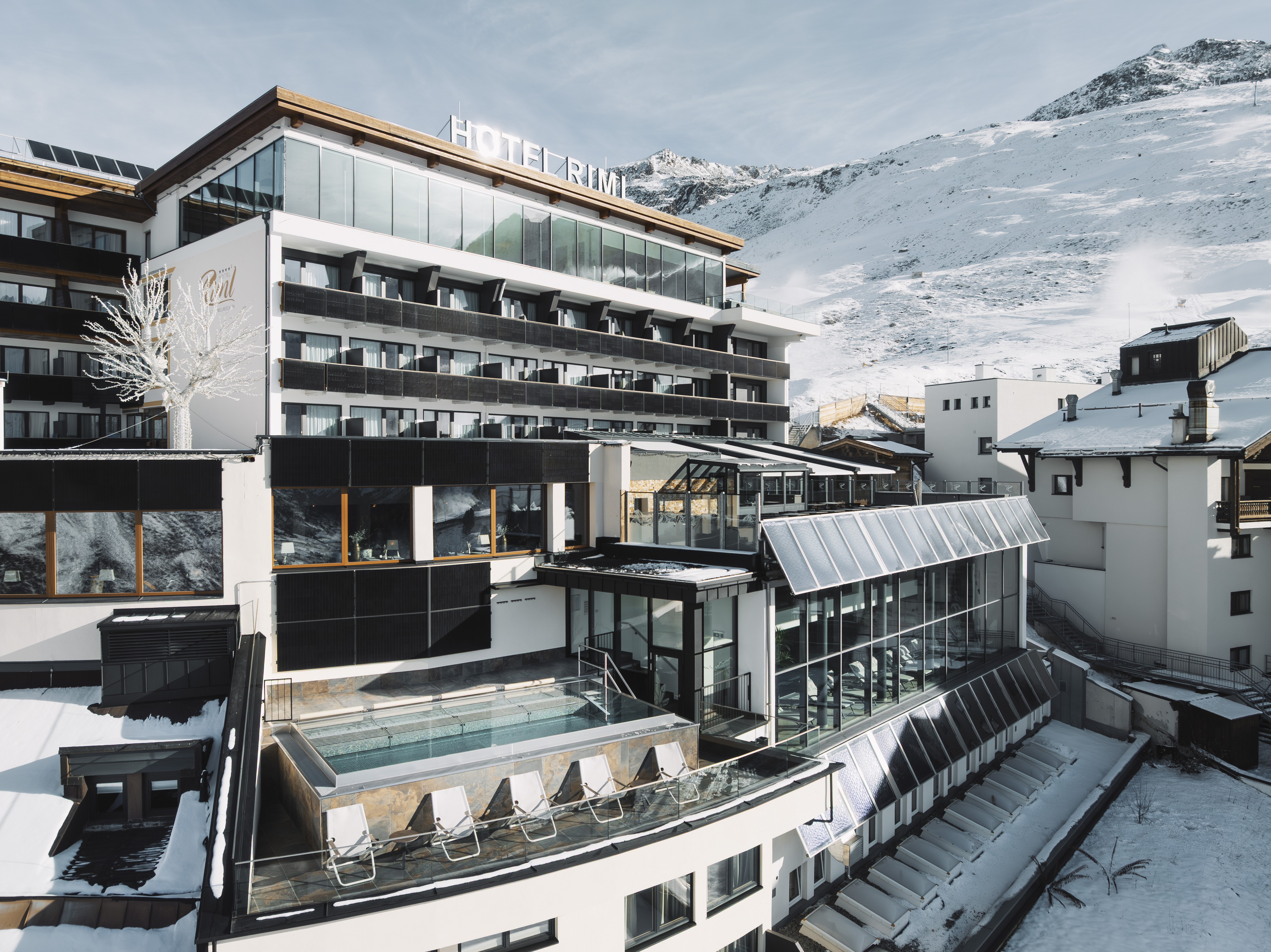 Luxusurlaub: Außenaufnahme Hotel R - Riml – DAS RESORT in Hochgurgl