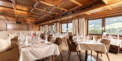 Luxusurlaub - Einrichtungsstil: modern - Stilvolles Restaurant im Genusshotel Der Alpbacherhof - Alpbacherhof****s - Mountain & Spa Resort