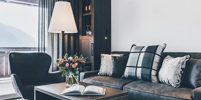 Luxusurlaub - Bettgrößen: Doppelbett - Deutschnofen - Zimmer - Suite 1400 Deluxe - Hotel Golserhof