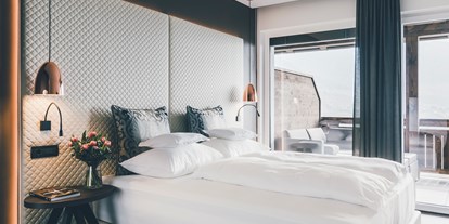 Luxusurlaub - Bettgrößen: Doppelbett - Längenfeld - Zimmer - Suite 1400 Deluxe - Hotel Golserhof