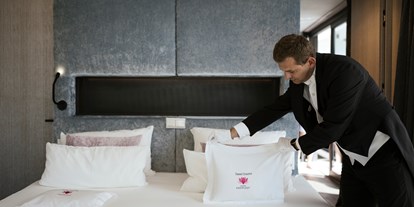 Luxusurlaub - Saunalandschaft: Biosauna - Südtirol - Private Butler Service in allen Penthouse Suite inklusive! - Preidlhof***** Luxury DolceVita Resort