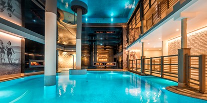 Luxusurlaub - Pools: Außenpool beheizt - Indoor Thermalwasser Pool mit warmen Heilwasser - Preidlhof***** Luxury DolceVita Resort