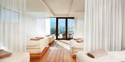 Luxusurlaub - Saunalandschaft: Biosauna - Südtirol - White Silence Lounge - Preidlhof***** Luxury DolceVita Resort